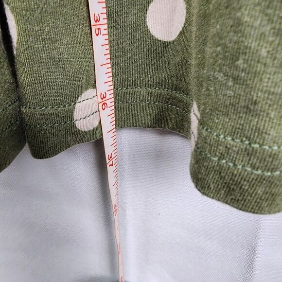 Matilda Jane Dot Your I's Dress Womens XS Sleeveless Knee Length Green Polka Dot - Picture 6 of 6